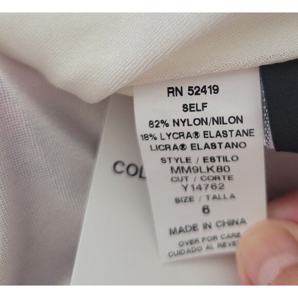 NWT Maxine Of Hollywood Women One Piece Swimsuit Floral Strapless Or Straps Sz 6 - Picture 6 of 8